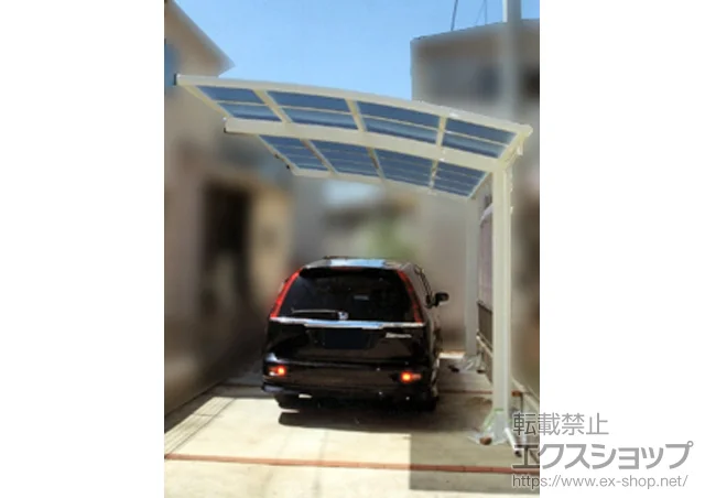 埼玉県入間郡三芳町のYKKAPのカーポート レイナポートグラン　積雪～20cm対応 施工例