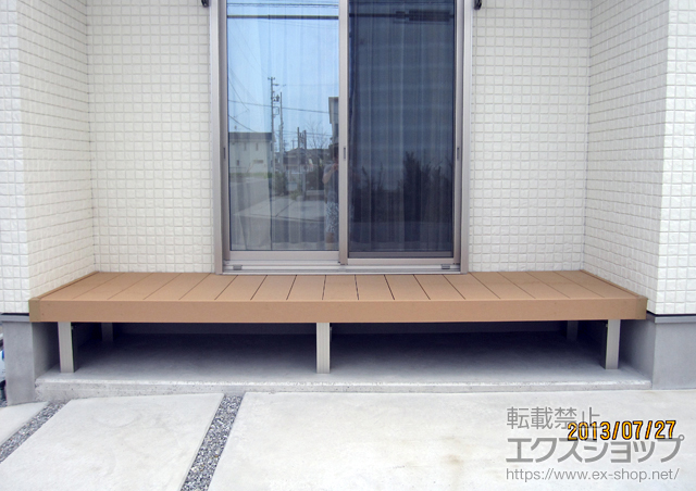 静岡県浜松市ののウッドデッキ リウッドデッキ 200 施工例