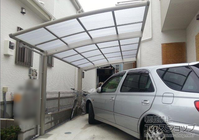 埼玉県川口市ののカーポート プレシオスポート 積雪〜20cm対応 施工例