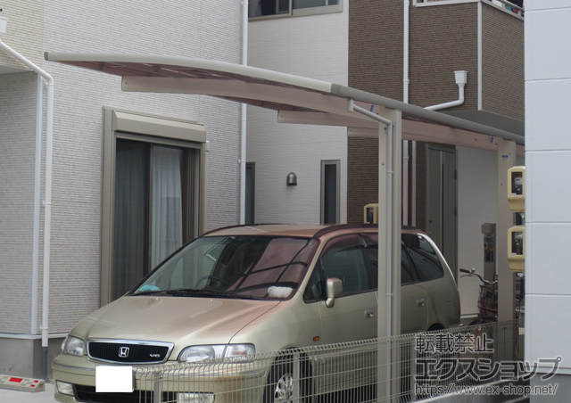 静岡県静岡市ののカーポート レイナポートグラン 延長　積雪〜20cm対応 施工例