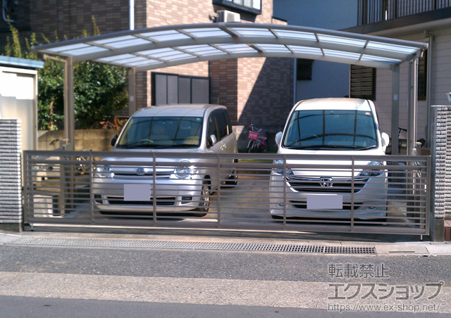 埼玉県さいたま市ののカーゲート ワイドオーバードアS1型 手動式 施工例