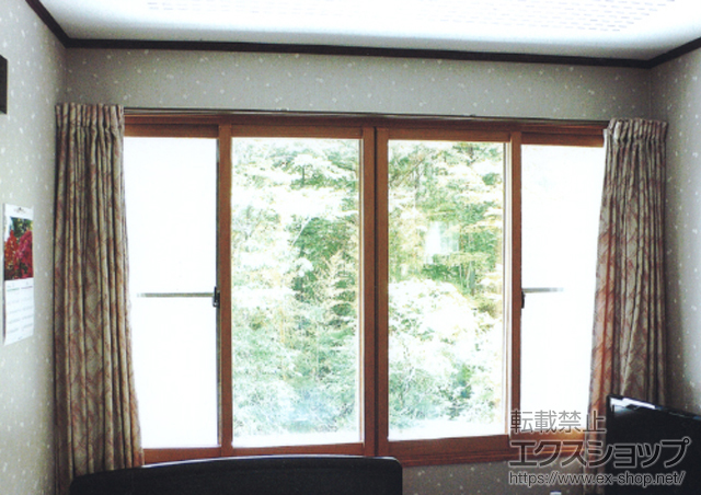 長野県下伊那郡阿智村のの二重窓（内窓） プラマードU 引違窓 施工例