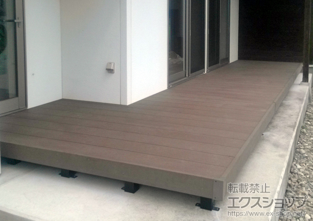 長野県北安曇郡池田町ののウッドデッキ リウッドデッキ 200 施工例