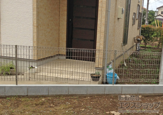 埼玉県坂戸市ののフェンス・柵 ハイグリッドフェンスN8型 施工例