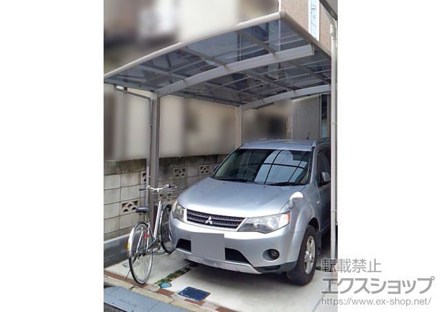 埼玉県志木市ののカーポート プレシオスポート 積雪〜20cm対応 施工例