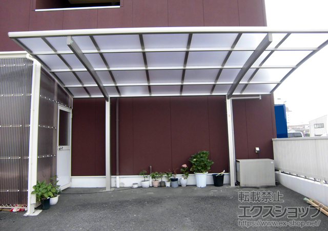 愛知県あま市ののカーポート プレシオスポート 積雪〜20cm対応 施工例