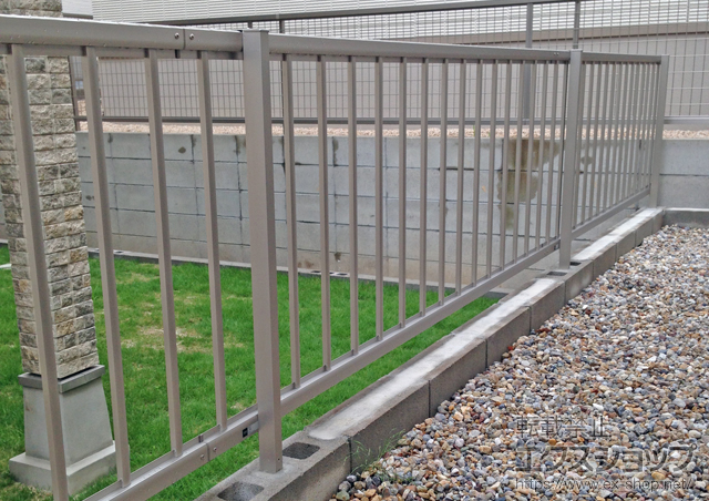 愛知県名古屋市ののフェンス・柵 レスティナフェンス21型 フリーポールタイプ 施工例