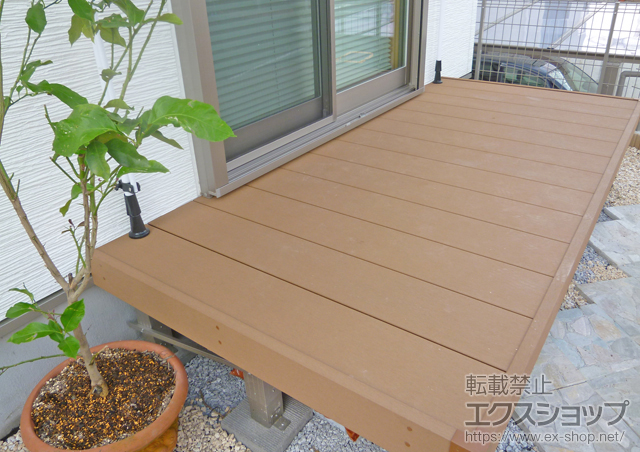 神奈川県横浜市ののウッドデッキ リウッドデッキ 200 施工例