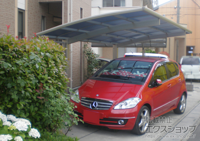 埼玉県久喜市ののカーポート プレシオスポート 積雪〜20cm対応 施工例