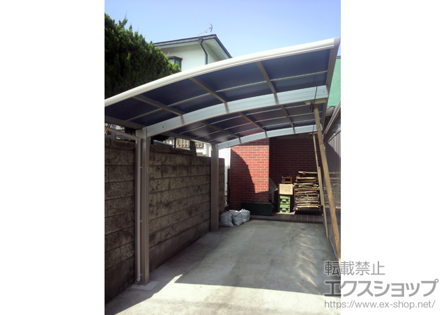 埼玉県三郷市ののカーポート プレシオスポート 積雪〜20cm対応 施工例