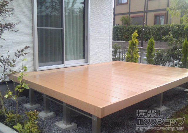 千葉県船橋市ののウッドデッキ リウッドデッキ 200 施工例