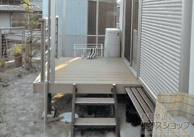 愛知県名古屋市ののウッドデッキ 樹ら楽ステージ 施工例