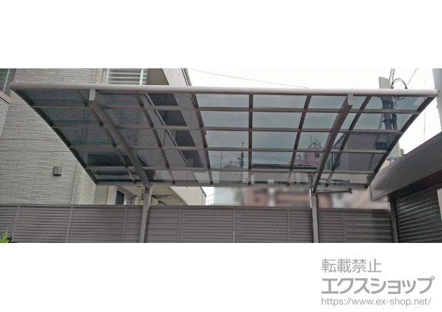 大阪府大阪市のLIXIL リクシル（トステム）のカーポート カーブポートシグマIII 積雪～30cm対応 施工例