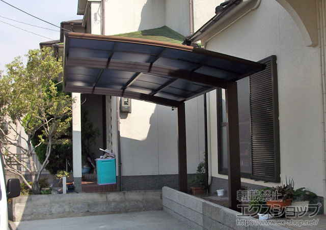 和歌山県和歌山市ののカーポート プレシオスポート 積雪〜20cm対応 施工例