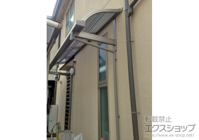 愛知県名古屋市のLIXIL リクシル（トステム）のバルコニー・ベランダ屋根 ライザーテラスII R型 ルーフタイプ 単体 積雪〜20cm対応 施工例