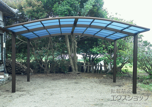 宮崎県児湯郡新富町ののカーポート レイナツインポートグラン　積雪〜20cm対応 施工例