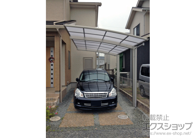 和歌山県橋本市ののカーポート プレシオスポート 積雪〜20cm対応 施工例