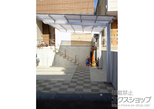 神奈川県横浜市ののカーポート アーキフィット 積雪〜20cm対応 施工例
