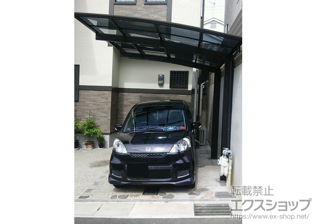 京都府京都市ののカーポート プレシオスポート 積雪〜20cm対応 施工例