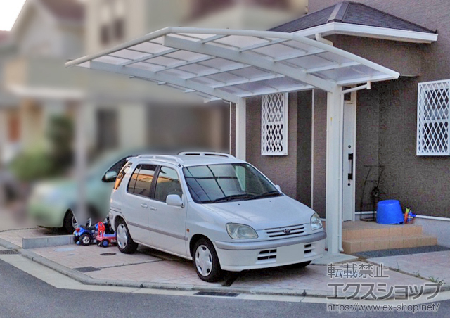 大阪府高石市ののカーポート レイナポートグラン　積雪〜20cm対応 施工例