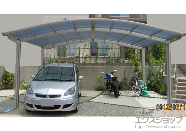 佐賀県鳥栖市ののカーポート レイナツインポートグラン　積雪〜20cm対応 施工例