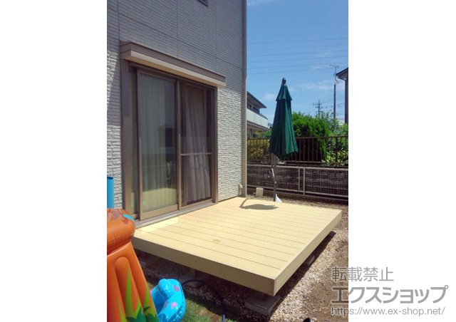 埼玉県熊谷市ののウッドデッキ 樹ら楽ステージ 施工例
