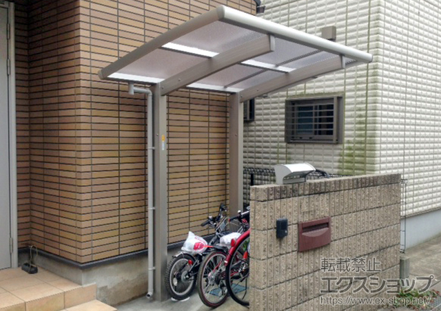 千葉県松戸市ののサイクルポート・駐輪場 レイナポートグランミニ 積雪〜20cm対応 施工例