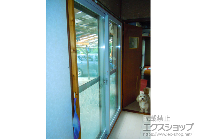 埼玉県加須市のの二重窓（内窓） インプラス(ダストバリア) 引違い窓2枚建 施工例