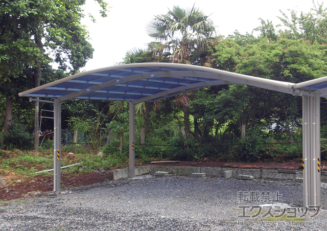 茨城県石岡市ののカーポート レイナツインポートグラン　積雪〜20cm対応 施工例