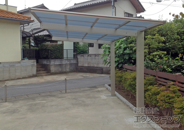 茨城県土浦市ののカーポート エフルージュグラン　積雪〜20cm対応 施工例