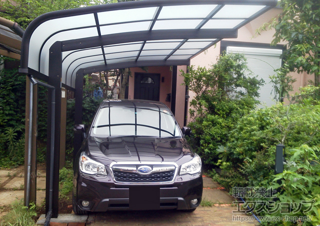 千葉県千葉市ののカーポート プレシオスポート アルファ 積雪〜20cm対応 施工例