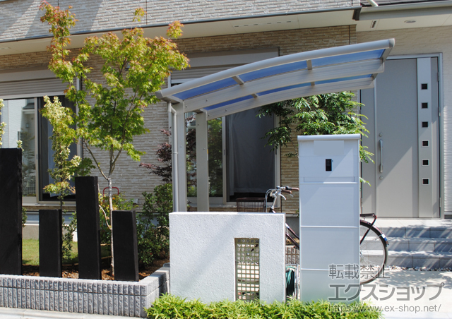 東京都練馬区ののサイクルポート・駐輪場 レイナポートグランミニ 積雪〜20cm対応 施工例