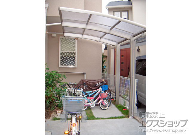 大阪府堺市ののサイクルポート・駐輪場 レイナポートグランミニ 積雪〜20cm対応 施工例