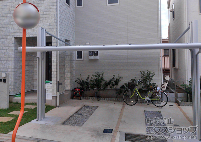 千葉県鎌ケ谷市ののカーポート 4Gワイド 積雪〜20cm対応 施工例