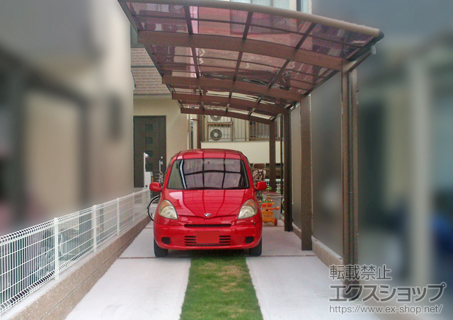 大阪府堺市ののカーポート レイナポートグラン 縦連棟　積雪〜20cm対応 施工例