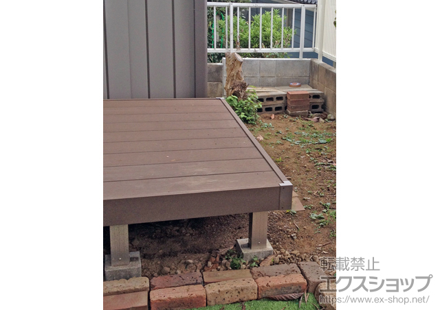 東京都町田市ののウッドデッキ リウッドデッキ 200 施工例