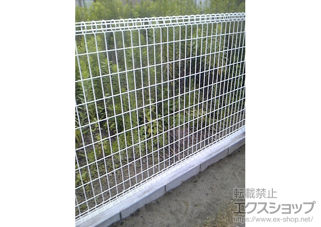 宮城県仙台市ののフェンス・柵 メッシュフェンス M0 間仕切りタイプ 施工例