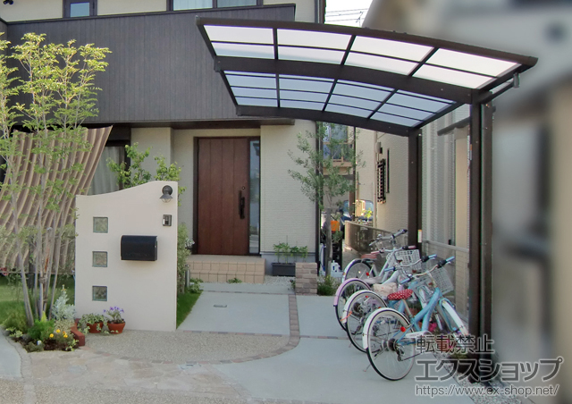 愛知県安城市ののカーポート プレシオスポート 積雪〜20cm対応 施工例