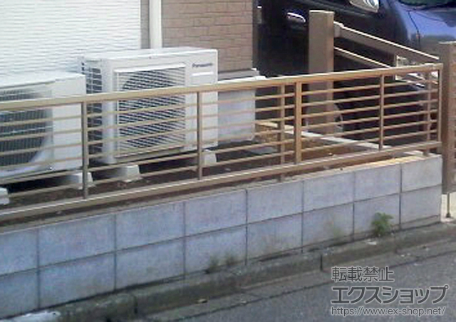 東京都町田市ののフェンス・柵 プリレオR1型フェンス フリーポールタイプ 施工例