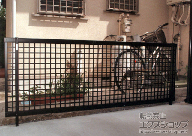 東京都江戸川区ののフェンス・柵 シャレオR7型フェンス フリーポールタイプ 施工例