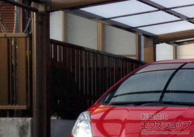 三重県四日市市ののフェンス・柵 ハイミレーヌR5型フェンス フリーポールタイプ 施工例