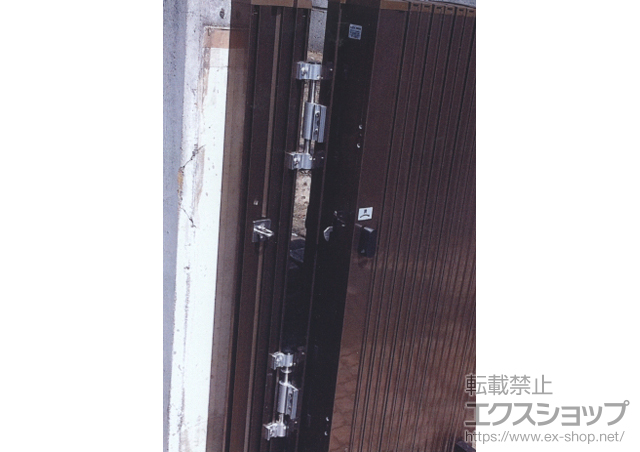 神奈川県藤沢市ののカーゲート アルシャインII M型 Aタイプ ノンレール 片開き 施工例