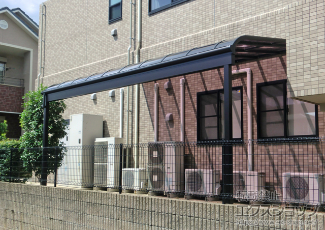 福岡県飯塚市ののテラス屋根 ヴェクターテラス R型 テラスタイプ 単体 積雪〜20cm対応 施工例