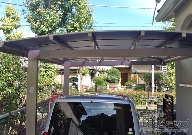 神奈川県横浜市ののカーポート キューブポート 積雪〜20cm対応 施工例