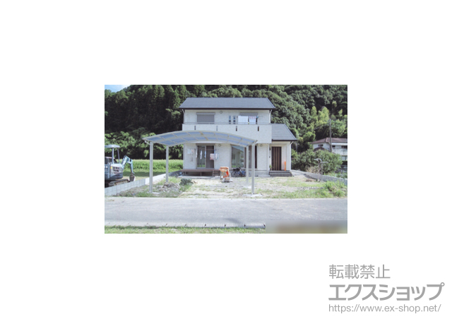 熊本県葦北郡津奈木町ののカーポート レイナツインポートグラン　積雪〜20cm対応 施工例
