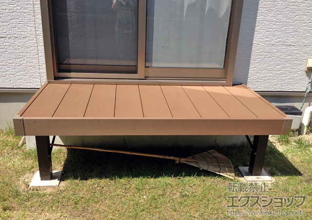 愛知県海部郡美和町ののウッドデッキ リウッドデッキ 200 施工例