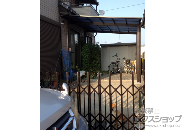 岐阜県岐阜市ののカーポート エフルージュベーカグラン　積雪〜20cm対応 施工例