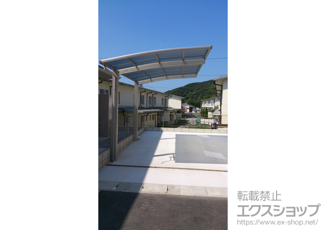 高知県香美市ののカーポート レイナポートグラン　積雪〜20cm対応 施工例