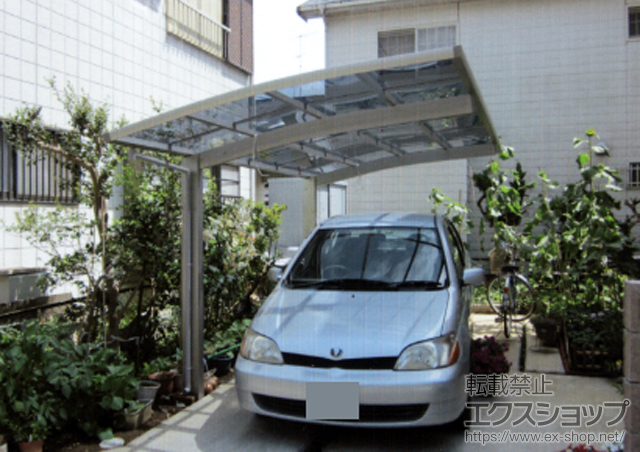 千葉県千葉市ののカーポート プレシオスポート 積雪〜20cm対応 施工例