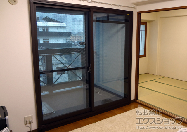 大阪府大阪市のの二重窓（内窓） インプラス ダストバリア仕様 引違い窓 施工例